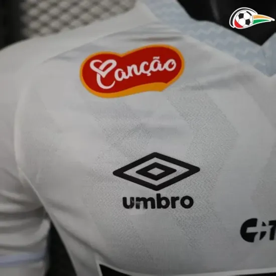 Camisola Santos FC Replicas Local 2025/26 com Publicidade Jogador Branco Camisola Santos FC Replicas Local 2025/26 com Publicidade Jogador Branco