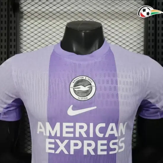 Equipacione Brighton Qualidade AAA Visitante 2025/26 Versão Jogador Roxo Equipacione Brighton Qualidade AAA Visitante 2025/26 Versão Jogador Roxo
