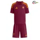 Camisa AS Roma Baratas Home Primeiro Kit 2025/26 (Camisola + Calções) Vermelho