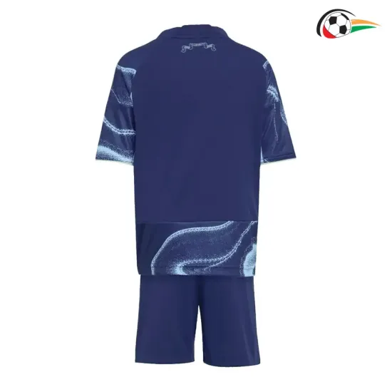 Camiseta Ajax Qualidade TAILANDESA Away 2025/26 Infantil Azul