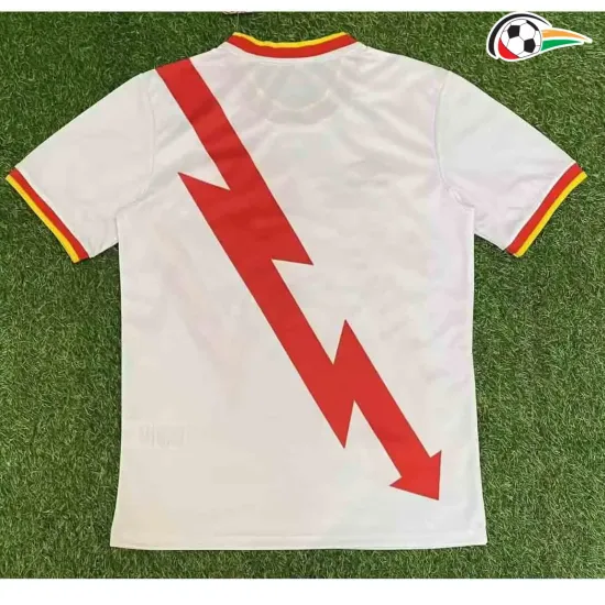 Camiseta Rayo Vallecano Replicas Home 2025/26 Branco/Vermelho Camiseta Rayo Vallecano Replicas Home 2025/26 Branco/Vermelho