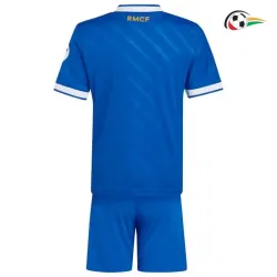 Equipacione Real Madrid Futebol Thrid 2025/26 Infantil Azul