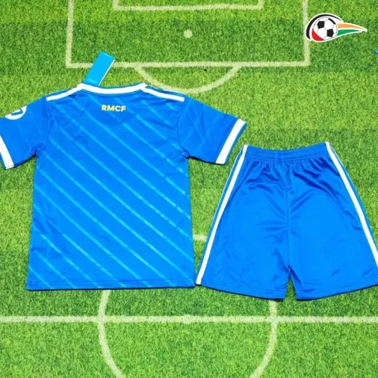 Equipacione Real Madrid Futebol Thrid 2025/26 Infantil Azul Equipacione Real Madrid Futebol Thrid 2025/26 Infantil Azul