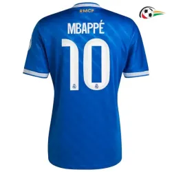 MBAPPÉ 10 Real Madrid Camiseta Qualidade TAILANDESA Thrid Terceiro Kit 2025/26 Azul