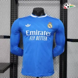 Real Madrid Camisola Replicas Alternativa 2025/26 Versão Jogador ML Azul