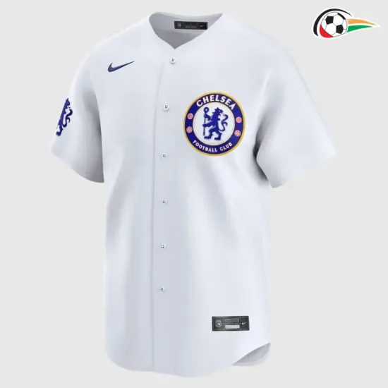 Camiseta Chlesea Qualidade Premium Camisa de Beisebol 2025/26 Branco Camiseta Chlesea Qualidade Premium Camisa de Beisebol 2025/26 Branco