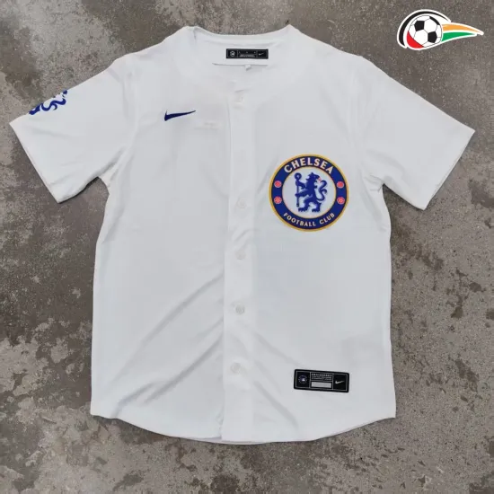 Camiseta Chlesea Qualidade Premium Camisa de Beisebol 2025/26 Branco Camiseta Chlesea Qualidade Premium Camisa de Beisebol 2025/26 Branco