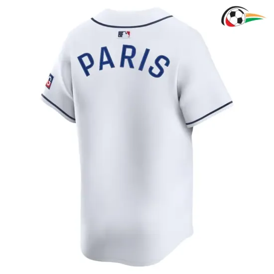 Equipacione PSG Futebol Camisa de Beisebol 2025/26 Branco Equipacione PSG Futebol Camisa de Beisebol 2025/26 Branco