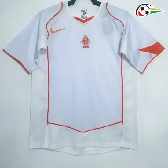 Holanda Camisa Baratas Visitante 2004 Retro Branco Holanda Camisa Baratas Visitante 2004 Retro Branco