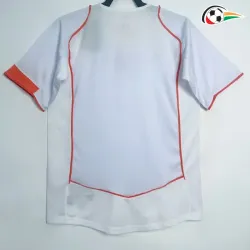 Holanda Camisa Baratas Visitante 2004 Retro Branco