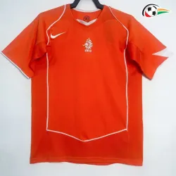 Holanda Camisola Replicas Primeiro Kit 2004 Retro Classicas Laranja