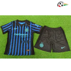 Inter de Milan Camisola Qualidade Premium Home 2025/26 (Camisola + Calções) Jogador Azul/Preto