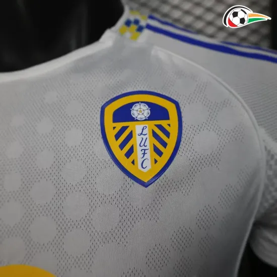 Leeds United Equipacione Baratas Local 2025/26 Versão Jogador Branco Leeds United Equipacione Baratas Local 2025/26 Versão Jogador Branco