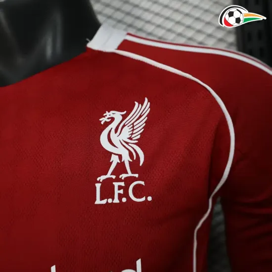 Liverpool Camiseta Replicas Home Primeiro Kit 2025/26 Jogador ML Vermelho Liverpool Camiseta Replicas Home Primeiro Kit 2025/26 Jogador ML Vermelho