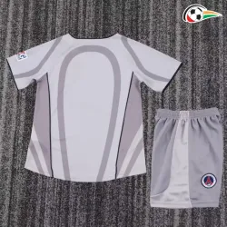 PSG Equipacione Qualidade AAA Segundo Kit 2001/02 Classicas Infantil Cinza