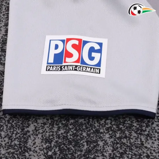 PSG Equipacione Qualidade AAA Segundo Kit 2001/02 Classicas Infantil Cinza PSG Equipacione Qualidade AAA Segundo Kit 2001/02 Classicas Infantil Cinza