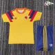 Camisa Colombia Futebol Local 1990 Retro Infantil Amarelo Camisa Colombia Futebol Local 1990 Retro Infantil Amarelo