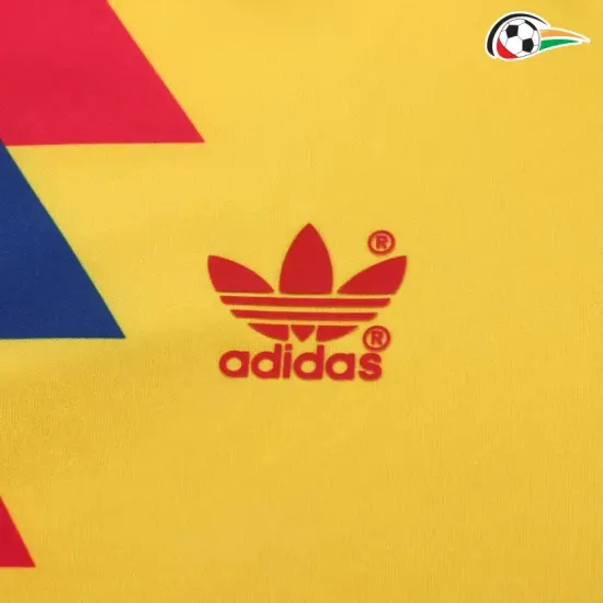 Camisa Colombia Futebol Local 1990 Retro Infantil Amarelo Camisa Colombia Futebol Local 1990 Retro Infantil Amarelo