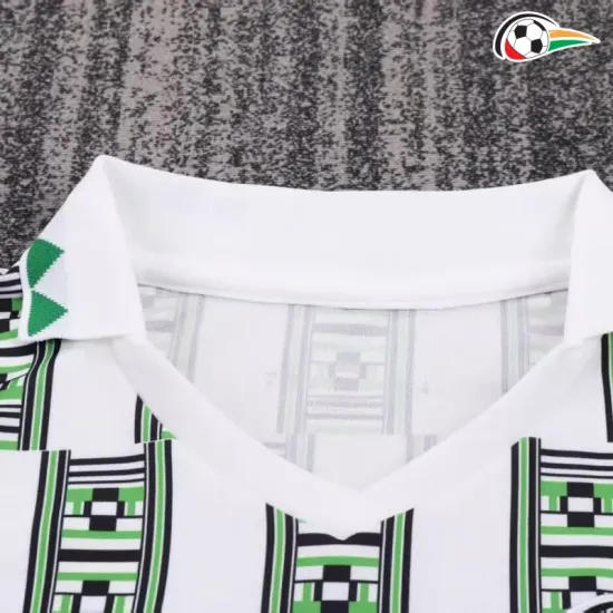 Camisola Nigeria Qualidade Premium Away Segundo Kit 1995 Retro Classicas Niños Verde/Branco Camisola Nigeria Qualidade Premium Away Segundo Kit 1995 Retro Classicas Niños Verde/Branco