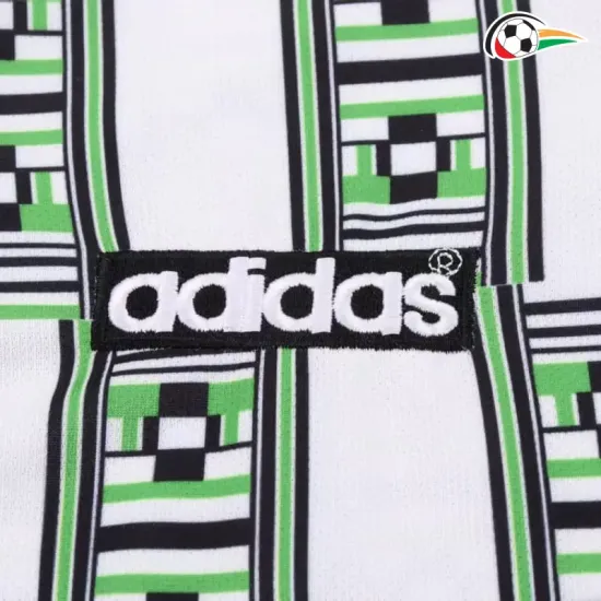 Camisola Nigeria Qualidade Premium Away Segundo Kit 1995 Retro Classicas Niños Verde/Branco Camisola Nigeria Qualidade Premium Away Segundo Kit 1995 Retro Classicas Niños Verde/Branco