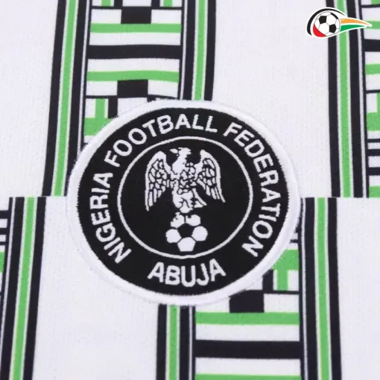Camisola Nigeria Qualidade Premium Away Segundo Kit 1995 Retro Classicas Niños Verde/Branco Camisola Nigeria Qualidade Premium Away Segundo Kit 1995 Retro Classicas Niños Verde/Branco