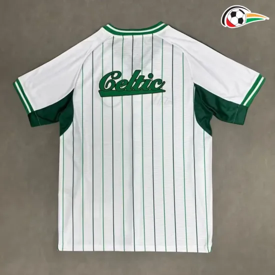 Camisa Celtic Baratas Camisa de Beisebol 2025/26 Branco Camisa Celtic Baratas Camisa de Beisebol 2025/26 Branco