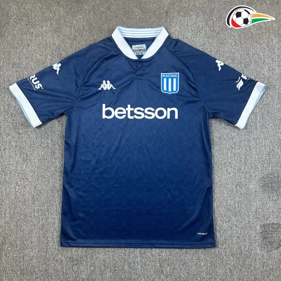 Racing Club Camisa Futebol Segundo Kit 2025/26 Azul Marinho Racing Club Camisa Futebol Segundo Kit 2025/26 Azul Marinho