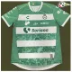 Santos Laguna Camiseta Replicas Home 2025/26 Versão Jogador Verde/Branco