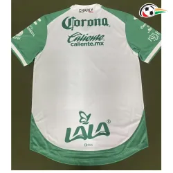 Santos Laguna Camiseta Replicas Home 2025/26 Versão Jogador Verde/Branco