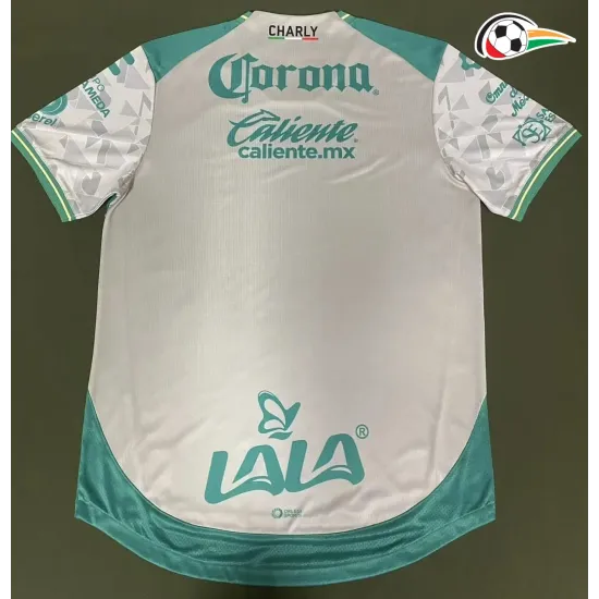 Santos Laguna Equipacione Baratas Visitante 2025/26 Jogador Branco/Verde Santos Laguna Equipacione Baratas Visitante 2025/26 Jogador Branco/Verde
