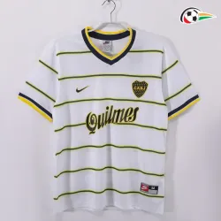 Camiseta Boca Juniors Replicas Away Segundo Kit 1999/00 Classicas Branco