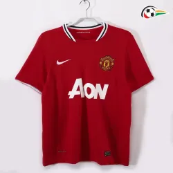 Camisola Manchester United Qualidade Premium Home Primeiro Kit 2011/12 Retro Vermelho