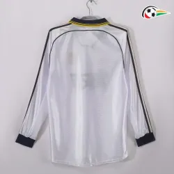 Equipacione Real Madrid Baratas Local 1998/00 Retro Classicas ML Branco