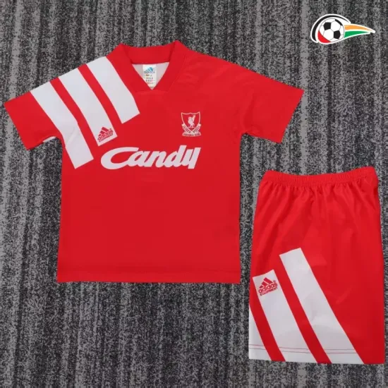 Camisa Liverpool Baratas Local Primeiro Kit 1991/92 Vintage Infantil Vermelho Camisa Liverpool Baratas Local Primeiro Kit 1991/92 Vintage Infantil Vermelho