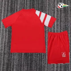 Camisa Liverpool Baratas Local Primeiro Kit 1991/92 Vintage Infantil Vermelho