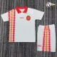 Camiseta España Qualidade TAILANDESA Visitante Segundo Kit 1994 Classicas Niños Branco Camiseta España Qualidade TAILANDESA Visitante Segundo Kit 1994 Classicas Niños Branco
