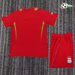 Camisola Liverpool Replicas Home 2005/06 Retro Infantil Vermelho