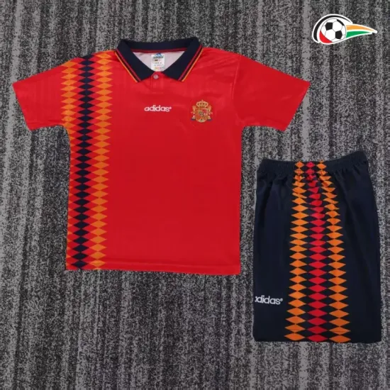 Equipacione España Qualidade AAA Local 1994 Retro Classicas (Camisola + Calções) Vermelho Equipacione España Qualidade AAA Local 1994 Retro Classicas (Camisola + Calções) Vermelho
