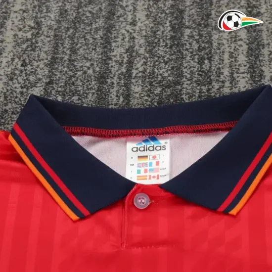 Equipacione España Qualidade AAA Local 1994 Retro Classicas (Camisola + Calções) Vermelho Equipacione España Qualidade AAA Local 1994 Retro Classicas (Camisola + Calções) Vermelho