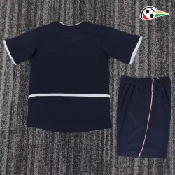 PSG Camiseta Qualidade Premium Primeiro Kit 2002/03 Classicas Infantil Azul Marino