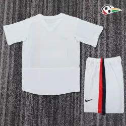 PSG Equipacione Futebol Segundo Kit 2002/03 Retro Classicas Niños Branco
