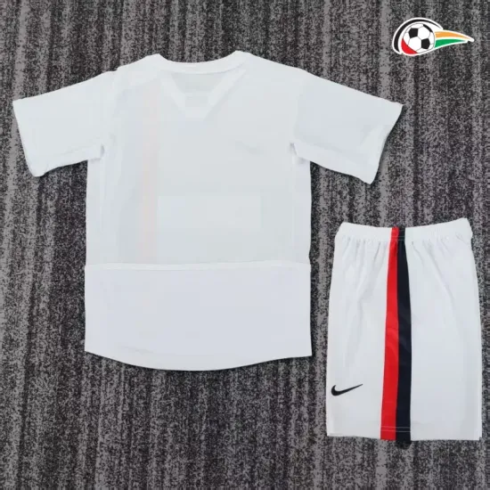 PSG Equipacione Futebol Segundo Kit 2002/03 Retro Classicas Niños Branco PSG Equipacione Futebol Segundo Kit 2002/03 Retro Classicas Niños Branco