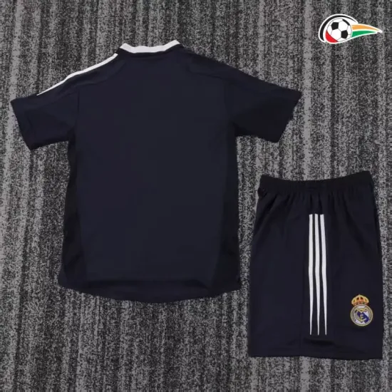 Real Madrid Camisa Qualidade AAA Visitante 2004/05 Vintage Niños Preto Real Madrid Camisa Qualidade AAA Visitante 2004/05 Vintage Niños Preto