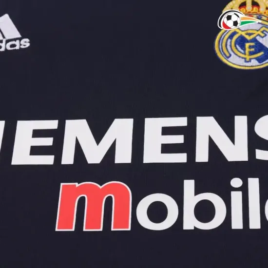 Real Madrid Camisa Qualidade AAA Visitante 2004/05 Vintage Niños Preto Real Madrid Camisa Qualidade AAA Visitante 2004/05 Vintage Niños Preto