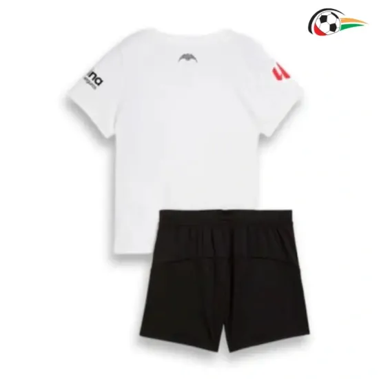 Valencia Camisa Qualidade AAA Home 2025/26 (Camisola + Calções) Branco