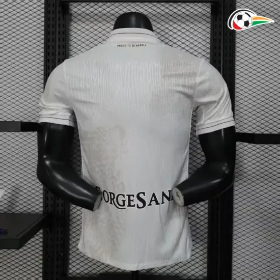 Equipacione Napoli Futebol Away 2025/26 Jogador Branco Equipacione Napoli Futebol Away 2025/26 Jogador Branco