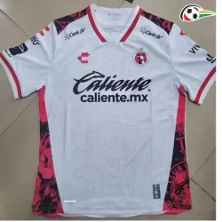 Tijuana Camisola Replicas Away Segundo Kit 2025/26 Versão Jogador Branco