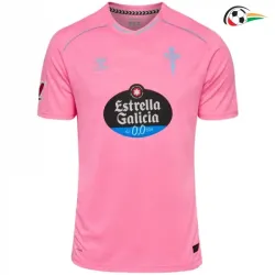 Camisola Celta de Vigo Replicas Thrid Terceiro Kit 2025/26 com Patch da La Liga Rosa