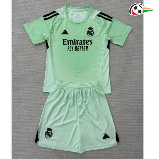 Do Guarda-Redes Real Madrid Camiseta Replicas 2025/26 (Camisola + Calções) Verde Do Guarda-Redes Real Madrid Camiseta Replicas 2025/26 (Camisola + Calções) Verde