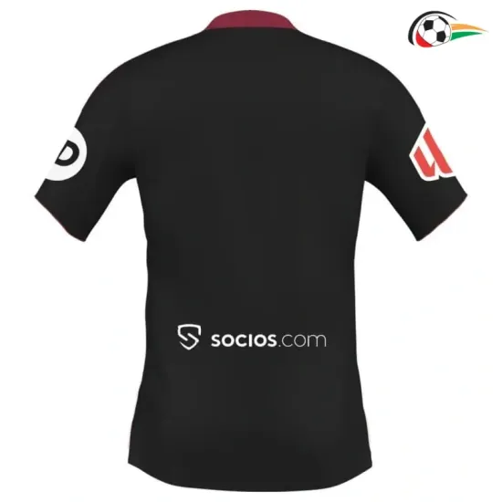 Equipacione Sevilla FC Qualidade AAA Alternativa 2025/26 com Patch da La Liga Preto Equipacione Sevilla FC Qualidade AAA Alternativa 2025/26 com Patch da La Liga Preto